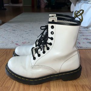 Classic White Dr. Marten’s Boots